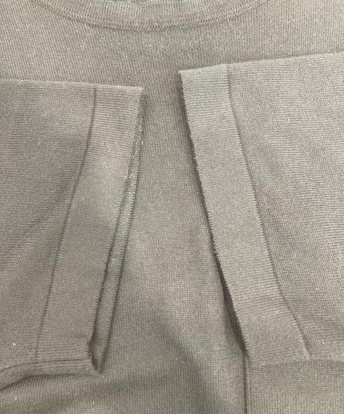 LARDINI（ラルディーニ）LARDINI (ラルディーニ) 半袖ニット ネイビー サイズ:48の古着・服飾アイテム