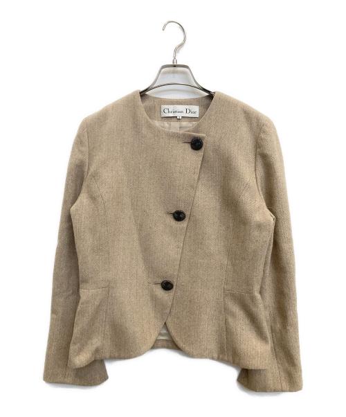 Christian Dior（クリスチャン ディオール）Christian Dior (クリスチャン ディオール) ジャケット ベージュ サイズ:9の古着・服飾アイテム