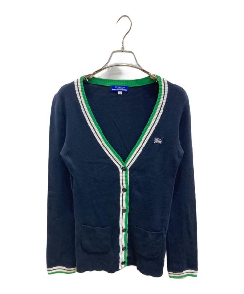 BURBERRY BLUE LABEL（バーバリーロンドンブルーレーベル）BURBERRY BLUE LABEL (バーバリーロンドンブルーレーベル) カーディガン ネイビー サイズ:38の古着・服飾アイテム