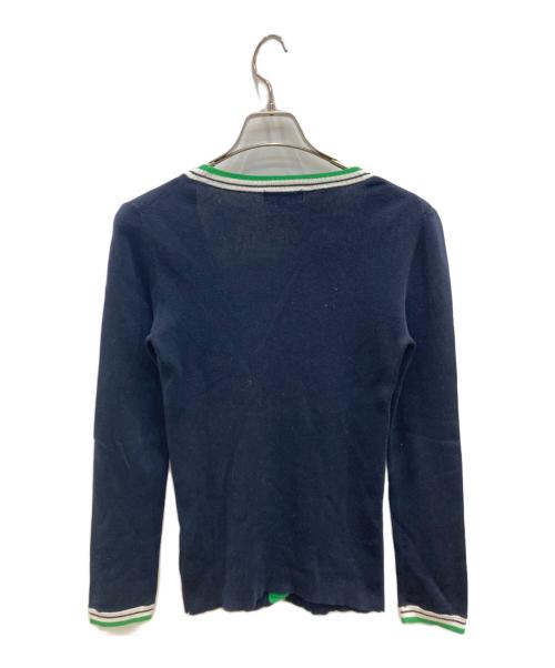 BURBERRY BLUE LABEL（バーバリーロンドンブルーレーベル）BURBERRY BLUE LABEL (バーバリーロンドンブルーレーベル) カーディガン ネイビー サイズ:38の古着・服飾アイテム