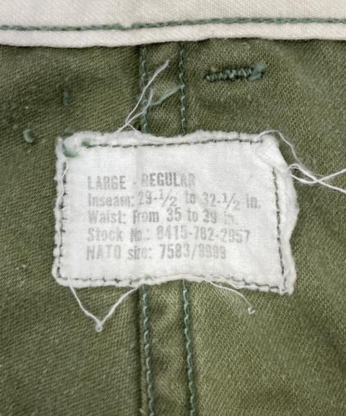US ARMY（ユーエスアーミー）US ARMY (ユーエスアーミー) M-65 FIELD PANTS カーキ サイズ:LARGE-REGULARの古着・服飾アイテム