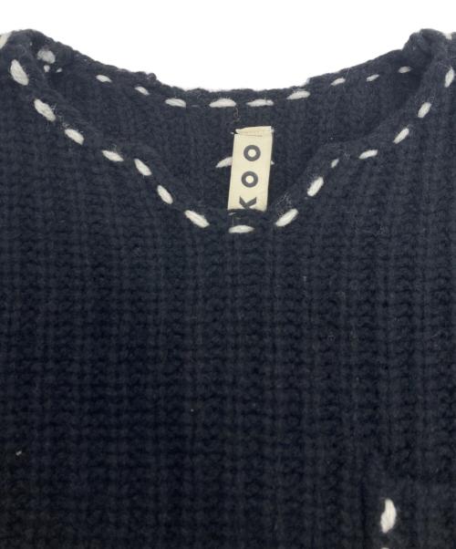 kooi（コーイ）KOOI (コーイ) ニット ブラック サイズ:1の古着・服飾アイテム