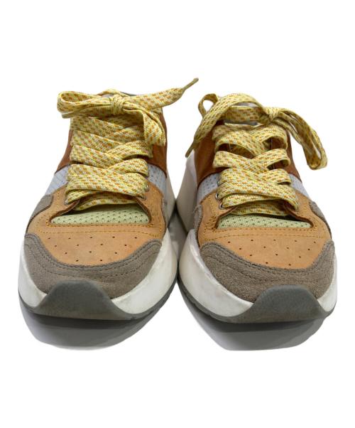MM6 Maison Margiela（エムエムシックスメゾンマルジェラ）MM6 Maison Margiela (エムエムシックスメゾンマルジェラ) スニーカー イエロー×オレンジ サイズ:36の古着・服飾アイテム
