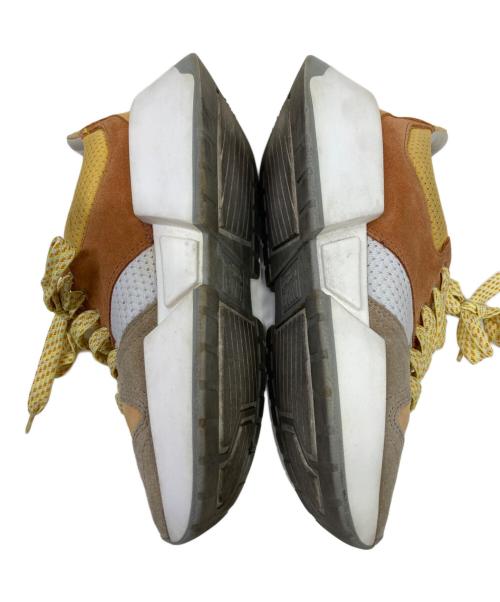 MM6 Maison Margiela（エムエムシックスメゾンマルジェラ）MM6 Maison Margiela (エムエムシックスメゾンマルジェラ) スニーカー イエロー×オレンジ サイズ:36の古着・服飾アイテム