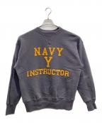 WAREHOUSEウエアハウス）の古着「クルーネックスウェット」｜ネイビー