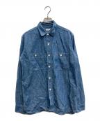 WAREHOUSEウエアハウス）の古着「ワークシャツ」｜ブルー