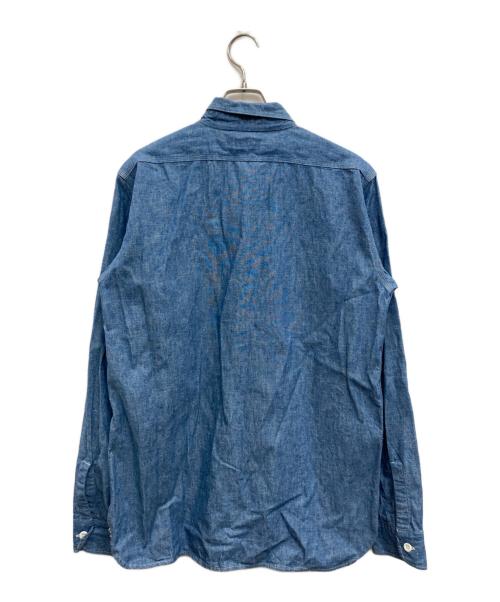 WAREHOUSE（ウエアハウス）WAREHOUSE (ウエアハウス) ワークシャツ ブルー サイズ:40の古着・服飾アイテム