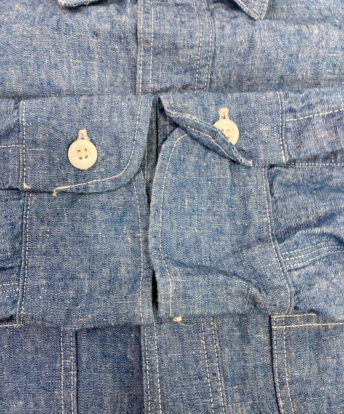 WAREHOUSE（ウエアハウス）WAREHOUSE (ウエアハウス) ワークシャツ ブルー サイズ:40の古着・服飾アイテム