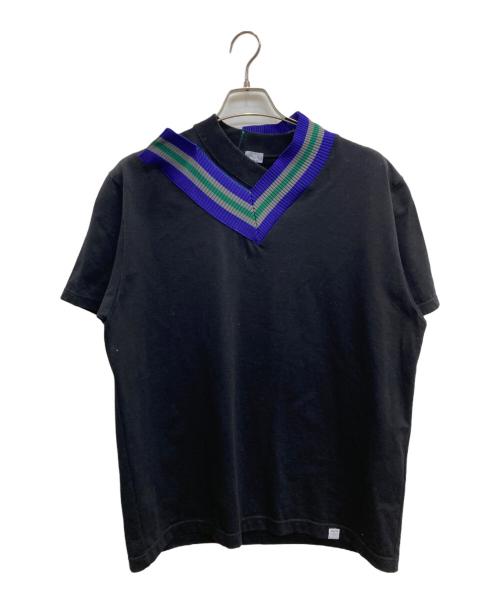 kolor/BEACON（カラービーコン）kolor/BEACON (カラービーコン) CLEAR PLAINSTITCH DOCKING CUTSAW ブラック サイズ:1の古着・服飾アイテム