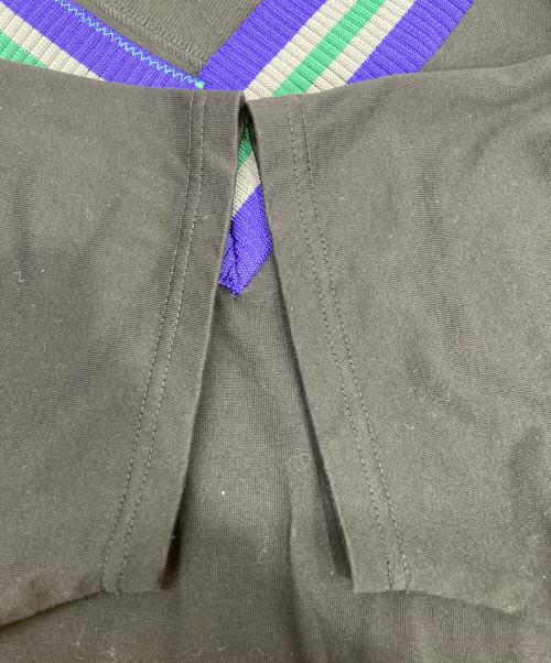 kolor/BEACON（カラービーコン）kolor/BEACON (カラービーコン) CLEAR PLAINSTITCH DOCKING CUTSAW ブラック サイズ:1の古着・服飾アイテム