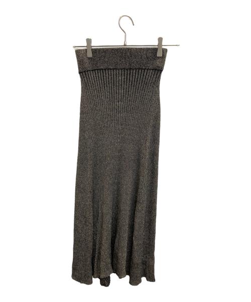 Sov.（ソブ）Sov. (ソブ) スカート ゴールド サイズ:36の古着・服飾アイテム