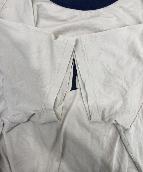 BABYLONE（バビロン）BABYLONE (バビロン) CAMILLEバイカラーTシャツ ベージュ サイズ:F 未使用品の古着・服飾アイテム