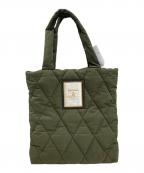 Barbourバブアー）の古着「キルティングトートバッグ」｜カーキ