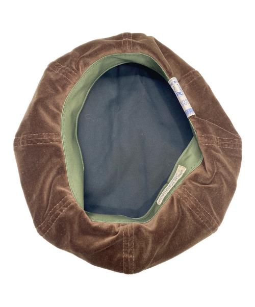 THE H.W.DOG&CO.（エイチダブリュードッグアンドコー）THE H.W.DOG&CO. (エイチダブリュードッグアンドコー) ベレー帽 ブラウン サイズ:38の古着・服飾アイテム