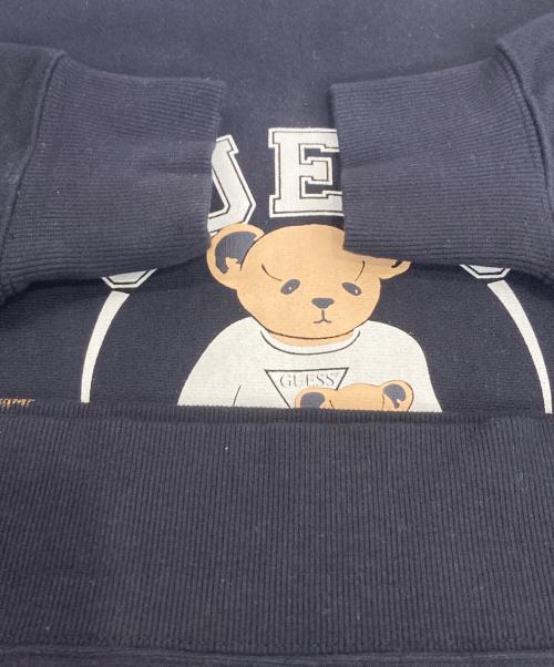 GUESS JEANS（ゲス ジーンズ）GUESS JEANS (ゲス ジーンズ) プリントスウェット ブラック サイズ:Sの古着・服飾アイテム