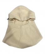 YOKEヨーク）の古着「RIB KNIT BALACLAVA」｜ベージュ