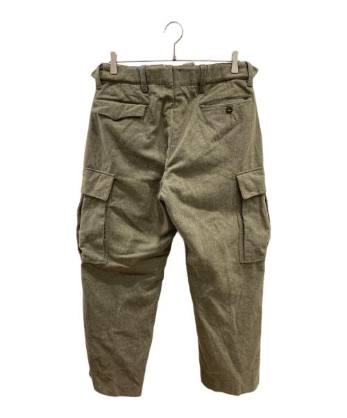 USED（ユーズド）USED (ユーズド) ウールカーゴパンツ カーキ サイズ:170/76の古着・服飾アイテム
