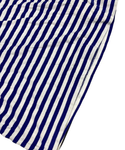 PLAY COMME des GARCONS（プレイコムデギャルソン）PLAY COMME des GARCONS (プレイ コムデギャルソン) ボーダーカットソー ブルー サイズ:Sの古着・服飾アイテム