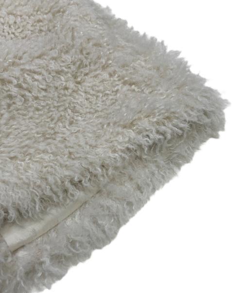 BALLSEY（ボールジィ）BALLSEY (ボールジィ) プードルファークルーネックジレ アイボリー サイズ:Sの古着・服飾アイテム