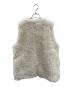 BALLSEY (ボールジィ) プードルファークルーネックジレ アイボリー サイズ:S：7000円