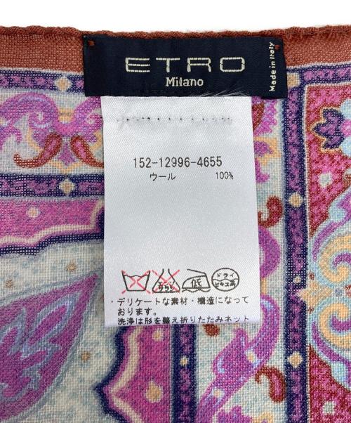 ETRO（エトロ）ETRO (エトロ) ペイズリー柄ウールストールの古着・服飾アイテム
