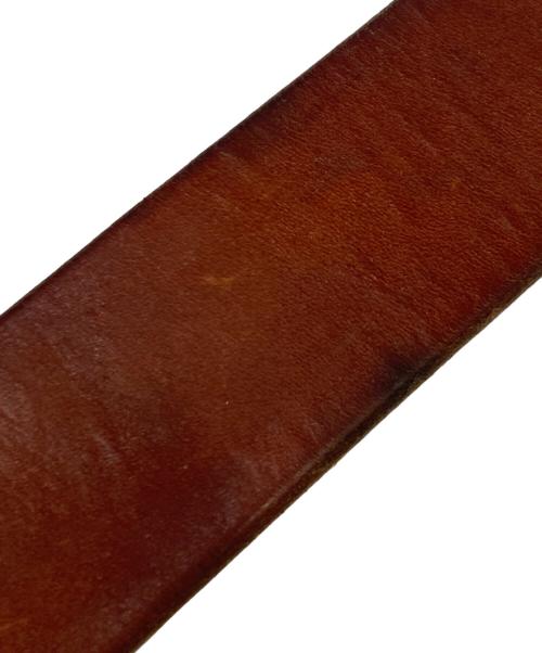 IDAHO LEATHER（アイダホレザー）IDAHO LEATHER (アイダホレザー) レザーベルト ブラウンの古着・服飾アイテム