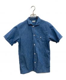 WAREHOUSE（ウエアハウス）の古着「杢シャンブレーオープンカラーシャツ」｜インディゴ