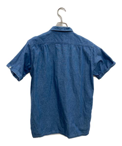 WAREHOUSE（ウエアハウス）WAREHOUSE (ウエアハウス) 杢シャンブレーオープンカラーシャツ インディゴ サイズ:38の古着・服飾アイテム