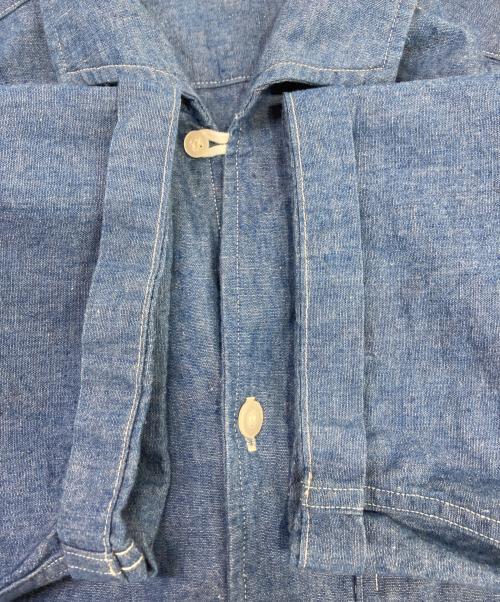 WAREHOUSE（ウエアハウス）WAREHOUSE (ウエアハウス) 杢シャンブレーオープンカラーシャツ インディゴ サイズ:38の古着・服飾アイテム