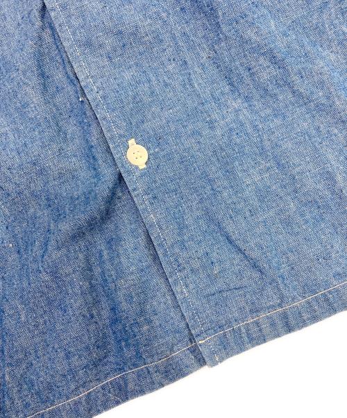 WAREHOUSE（ウエアハウス）WAREHOUSE (ウエアハウス) 杢シャンブレーオープンカラーシャツ インディゴ サイズ:38の古着・服飾アイテム