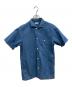 WAREHOUSE（ウエアハウス）の古着「杢シャンブレーオープンカラーシャツ」｜インディゴ