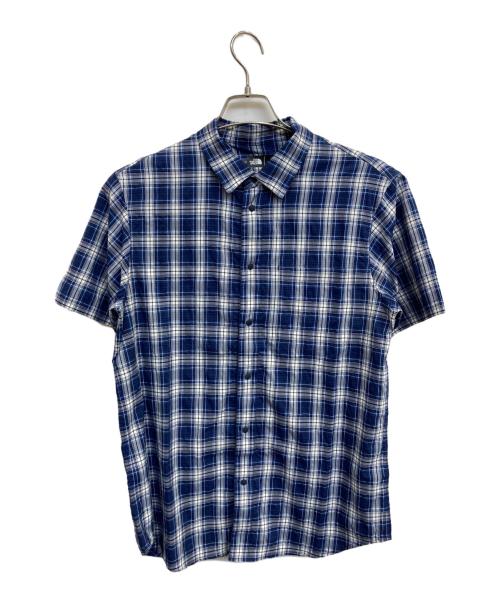 THE NORTH FACE（ザ ノース フェイス）THE NORTH FACE (ザ ノース フェイス) ショートスリーブ ネバダシャツ ブルー サイズ:Lの古着・服飾アイテム