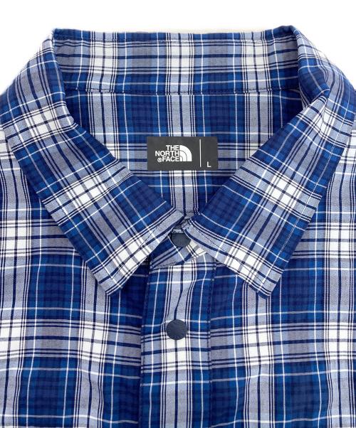 THE NORTH FACE（ザ ノース フェイス）THE NORTH FACE (ザ ノース フェイス) ショートスリーブ ネバダシャツ ブルー サイズ:Lの古着・服飾アイテム