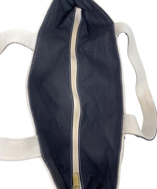 L.L.Bean（エルエルビーン）L.L.Bean (エルエルビーン) トートバッグ アイボリー×ブラックの古着・服飾アイテム