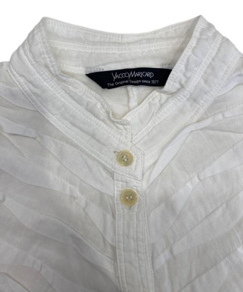 YACCO MARICARD（ヤッコマリカルド）YACCO MARICARD (ヤッコマリカルド) シャツ ホワイトの古着・服飾アイテム