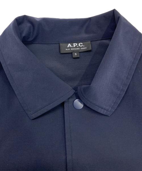 A.P.C.（アーペーセー）A.P.C. (アーペーセー) コーチジャケット ネイビー サイズ:Sの古着・服飾アイテム