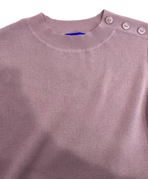 BLUE LABEL CRESTBRIDGE（ブルーレーベルクレストブリッジ）BLUE LABEL CRESTBRIDGE (ブルーレーベルクレストブリッジ) クレストブリッジ タータンチェックニットコンビドレス ピンク サイズ:38の古着・服飾アイテム