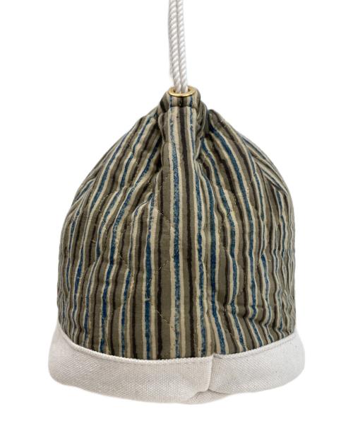 PORTER（ポーター）PORTER (ポーター) B印YOSHIDA (ビージルシヨシダ) 巾着バッグ カーキの古着・服飾アイテム