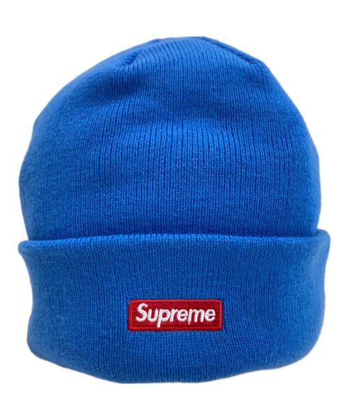 New Era（ニューエラ）New Era (ニューエラ) SUPREME (シュプリーム) S Logo Beanie ブルーの古着・服飾アイテム