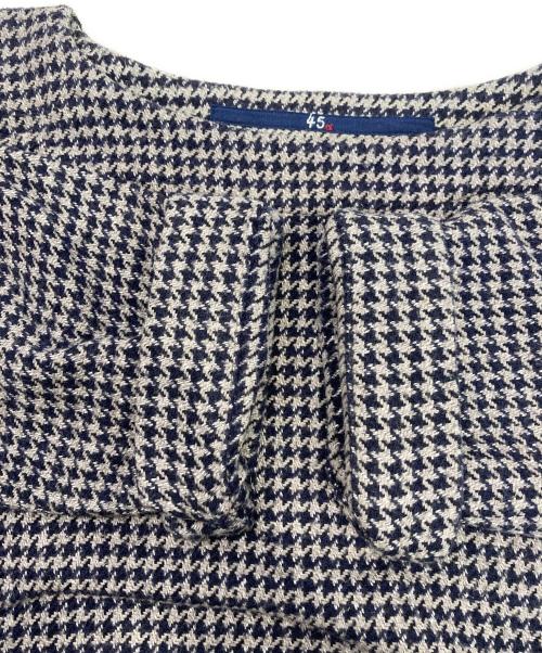 45R（フォーティファイブ・アール）45R (フォーティファイブ・アール) ワンピース ネイビーの古着・服飾アイテム