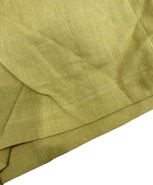 si-si-si comfort（スースースーコンフォート）si-si-si comfort (スースースーコンフォート) リネンワンピース イエロー サイズ:38 未使用品の古着・服飾アイテム
