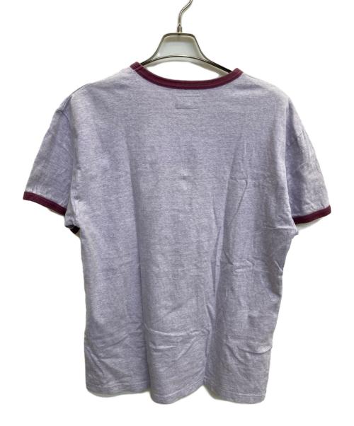 DESCENDANT（ディセンダント）DESCENDANT (ディセンダント) リンガーTシャツ パープル サイズ:3の古着・服飾アイテム