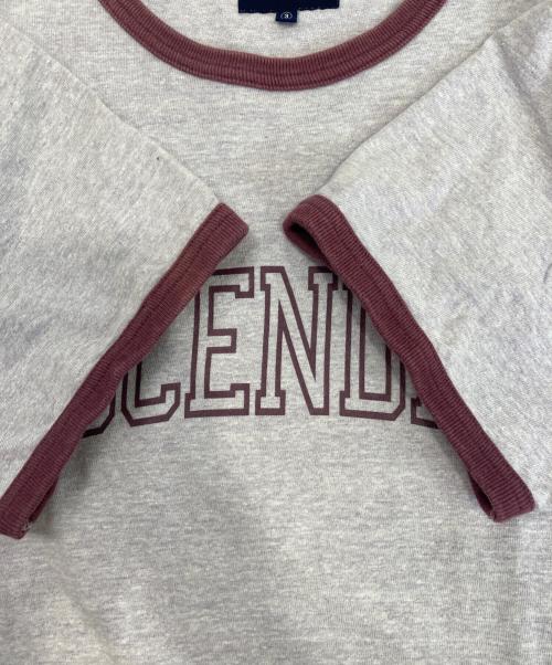 DESCENDANT（ディセンダント）DESCENDANT (ディセンダント) リンガーTシャツ パープル サイズ:3の古着・服飾アイテム