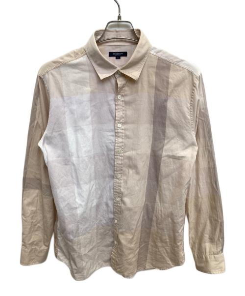 BURBERRY LONDON（バーバリーロンドン）BURBERRY LONDON (バーバリーロンドン) シャツ ベージュ サイズ:Lの古着・服飾アイテム