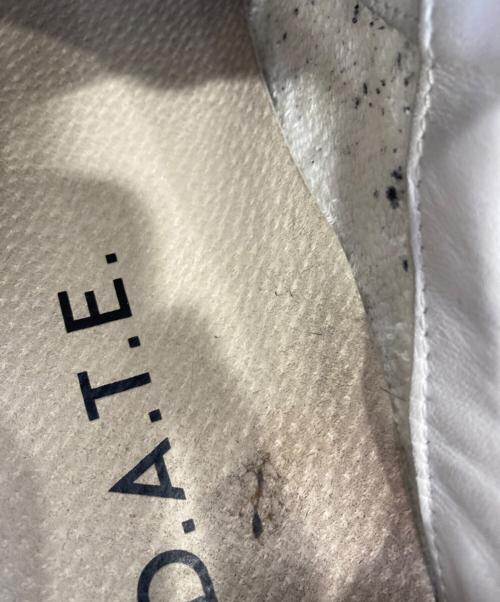 D.A.T.E.（デイト）D.A.T.E. (デイト) FUGA ホワイト×ブラウン サイズ:28の古着・服飾アイテム