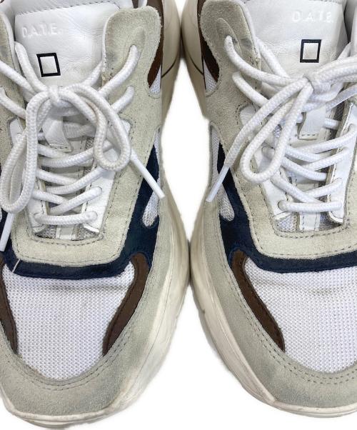 D.A.T.E.（デイト）D.A.T.E. (デイト) FUGA ホワイト×ブラウン サイズ:28の古着・服飾アイテム
