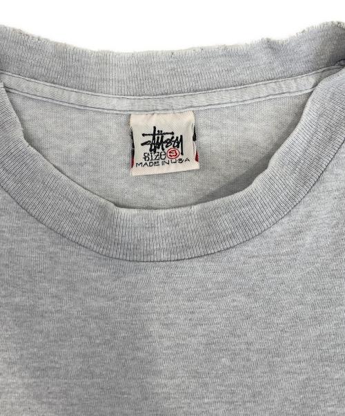 stussy（ステューシー）stussy (ステューシー) Tシャツ ライトグレー サイズ:Sの古着・服飾アイテム