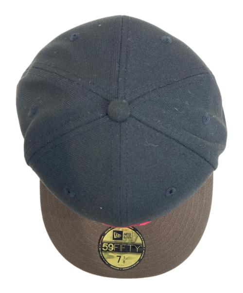 New Era（ニューエラ）New Era (ニューエラ) キャップ ブラック サイズ:7 1/8の古着・服飾アイテム