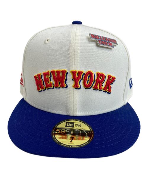 New Era（ニューエラ）New Era (ニューエラ) キャップ ホワイト×ブルー サイズ:7の古着・服飾アイテム