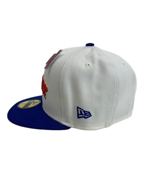 New Era（ニューエラ）New Era (ニューエラ) キャップ ホワイト×ブルー サイズ:7の古着・服飾アイテム